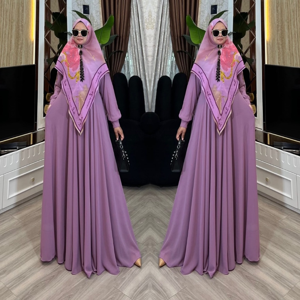 FM 77 Gamis Lavender #SD381
