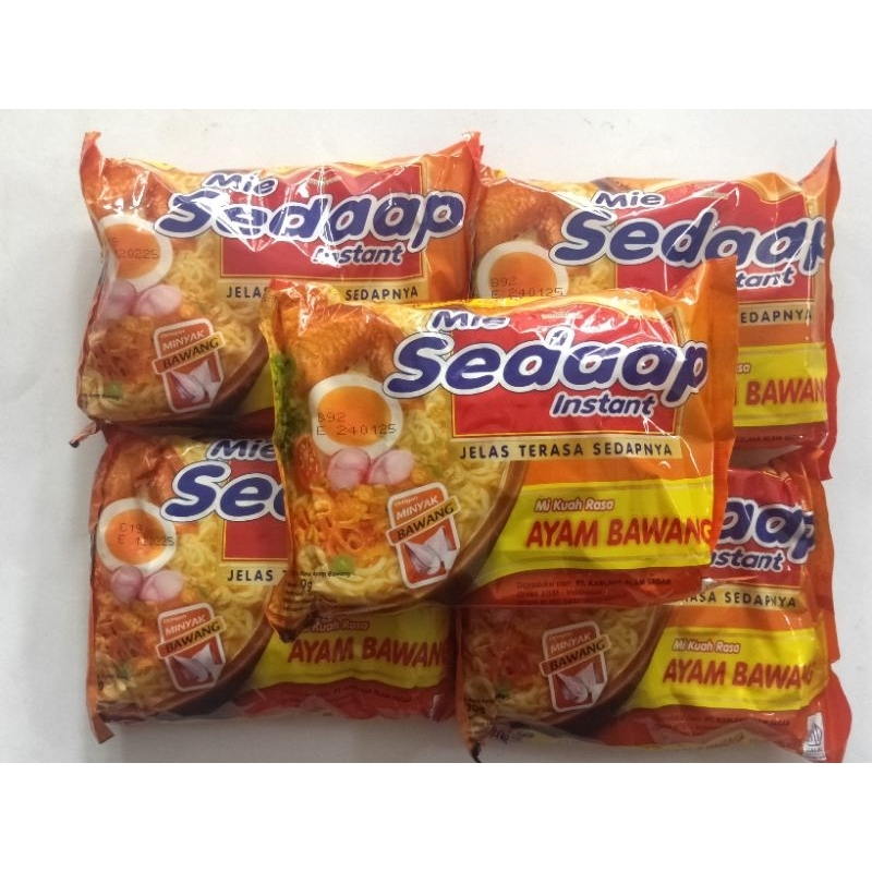 

5Pcs Sedaap Mie Instant Ayam Bawang 70g