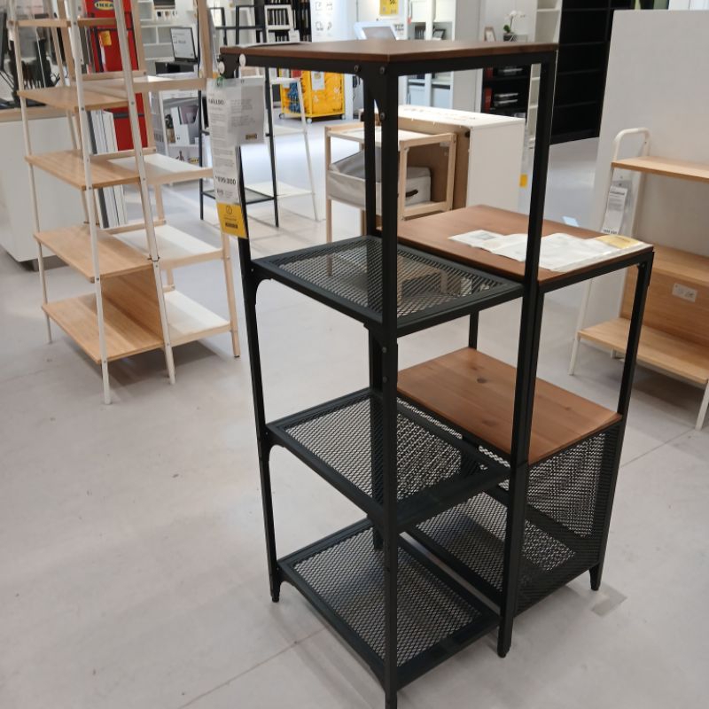 IKEA FJALLBO shelving rak 4 susun rak penyimpanan barang minimalis 51x136cm