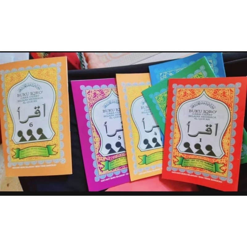 Iqro' jilid untuk mengaji anak 1-6