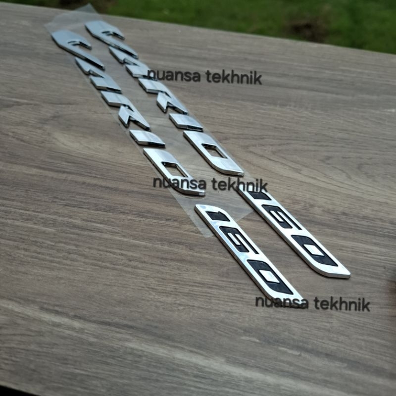 RB 2 set emblem vario 160 Ori ABS full chrome AST