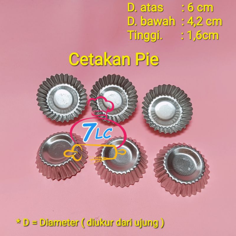Cetakan pie susu bali 6cm / loyamg pie mini / cetakan quiche kecil / cetakan pie susu pie buah