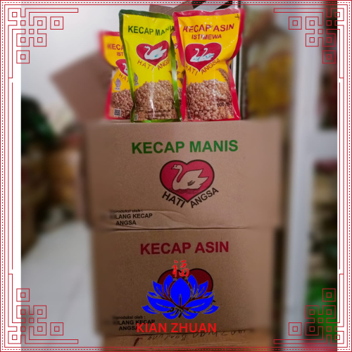 

Kecap Asin & Manis Angsa 600ml Refill Dus 12 x 600ml