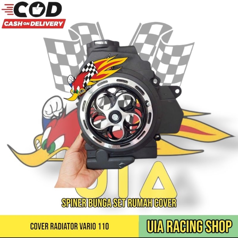 Tutup Radiator Vario 110 Karbu Cover Radiator Vario 110 Karbu Set Spinner PNP Vario 110 Karbu 2006-2