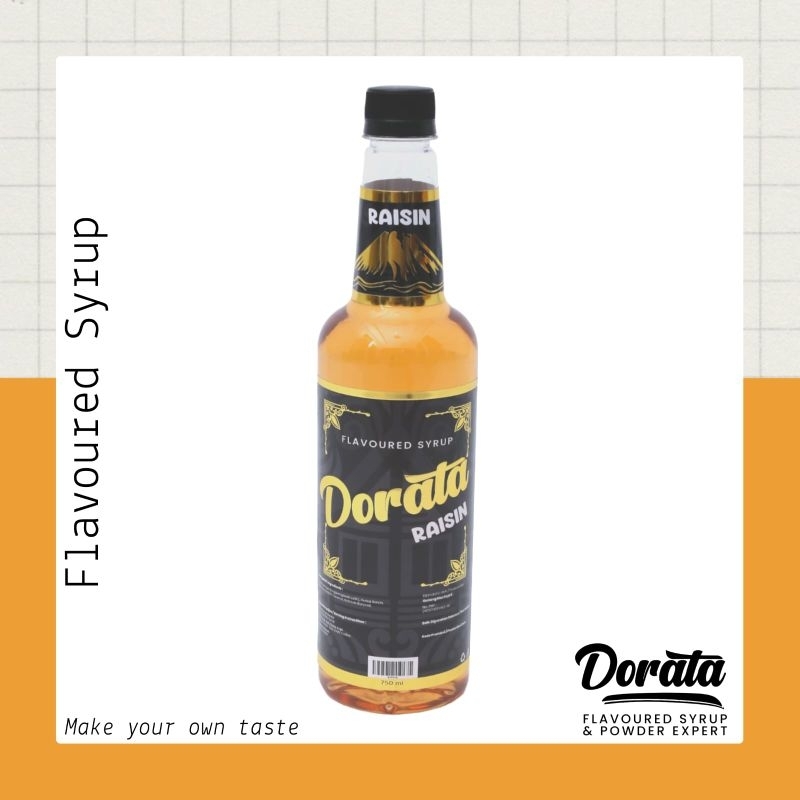 

Dorata Raisin Syrup 750 ml - Sirup Dorata Rasa Rhum/Raisin Premium