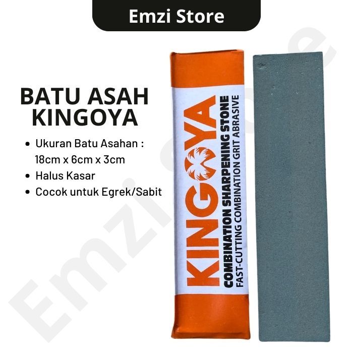 (KINGOYA) BATU ASAH PREMIUM/COCOK UNTUK EGREK/SABIT/HALUS KASAR/8 INCH