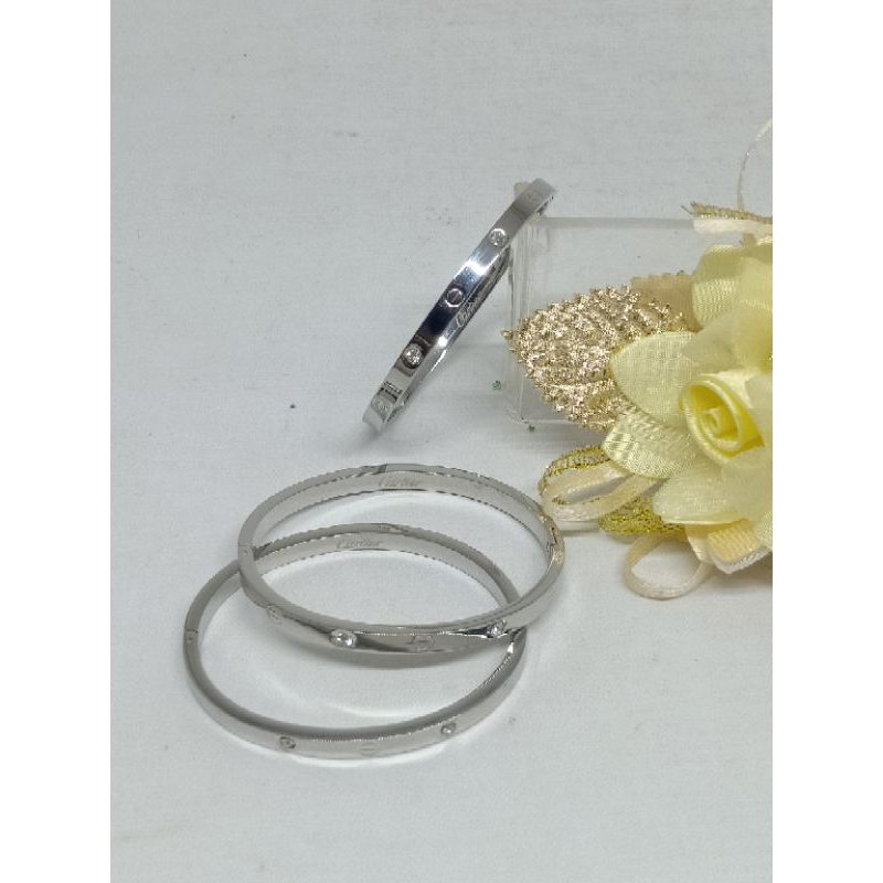 [ORIGINAL] Gelang Titanium Anak | Gelang Cartier