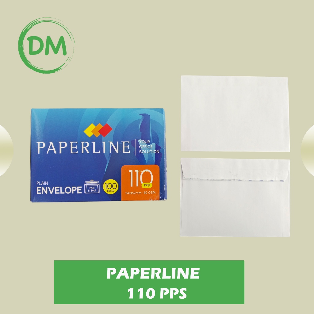 

DM- Paperline 110 PPS Amplop ( 1 Pack - 100 Pcs )