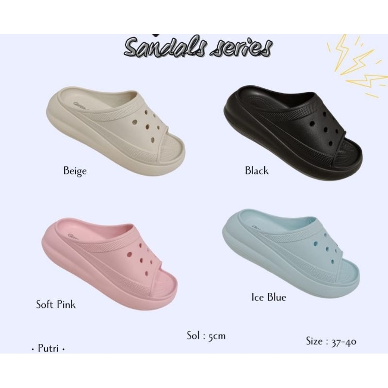 sandal slop QISHI terbaru