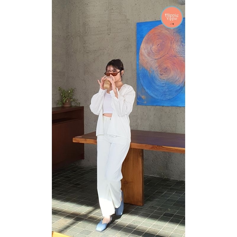 Celana Jeans Wanita - Kulot Jeans Wanita Mina - Hippie Fashion