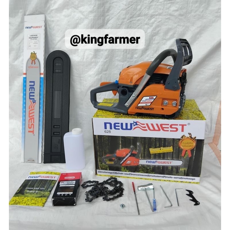 CHAINSAW 628 NEW WEST / GERGAJI MESIN POTONG KAYU 628 NEW WEST