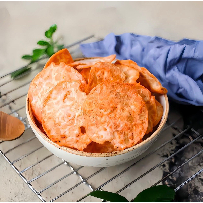 

TUKU TEMPEH - KERIPIK TEMPE SAGU OVEN RASA BALADO