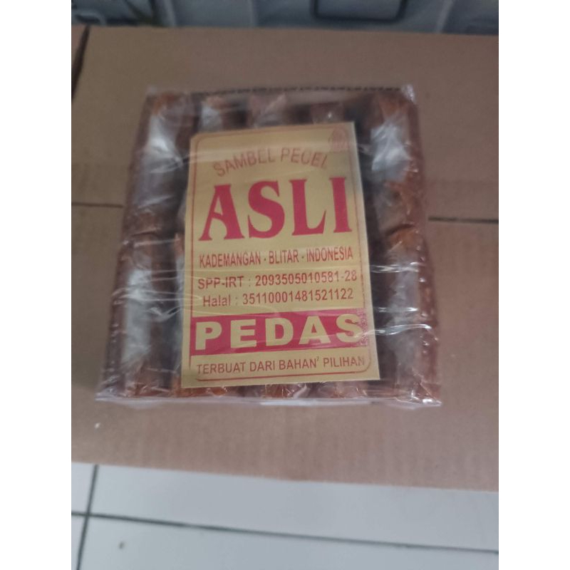 

BUMBU SAMBAL PECEL MEREK ASLI 650 GRAM PEDAS DAN SEDANG