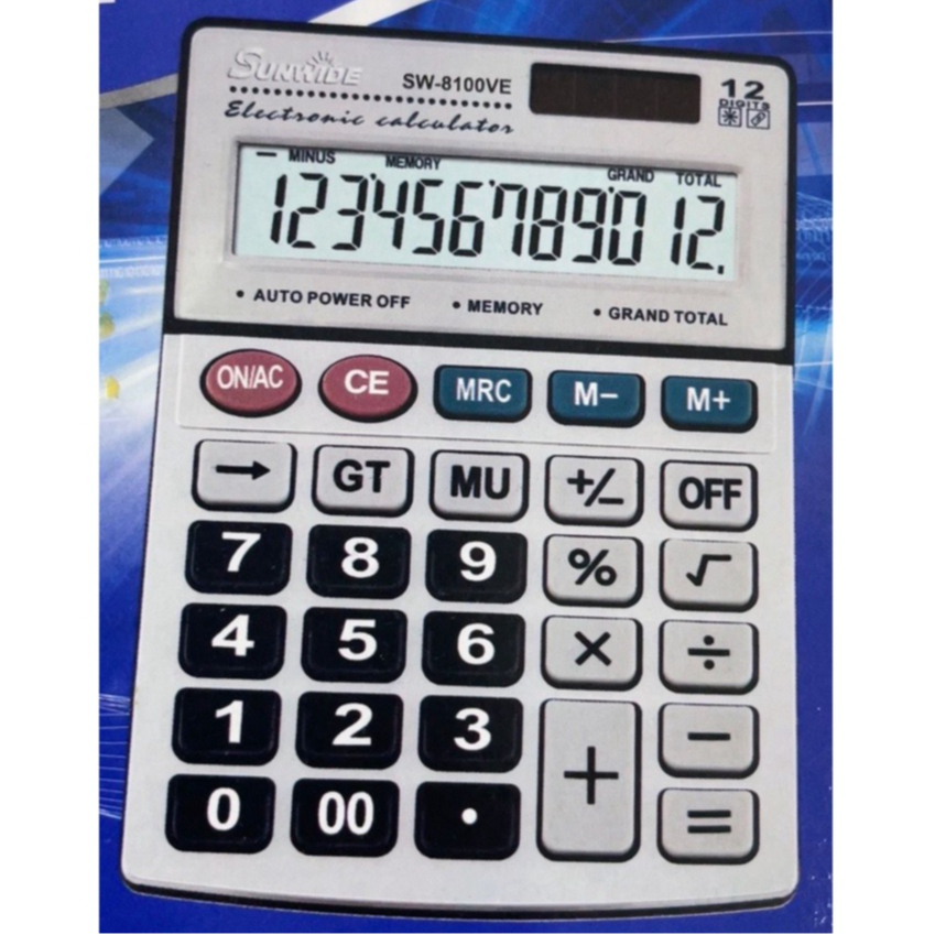 

kalkulator akuntansi / kalkulator 12 digit / kalkulator menghitung