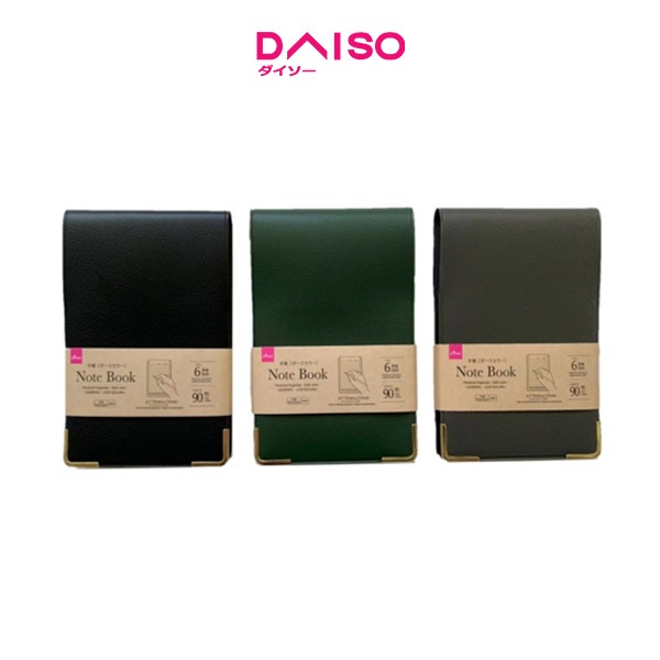 

Daiso Personal Organizer - Dark color - A7 - 90 Pages-