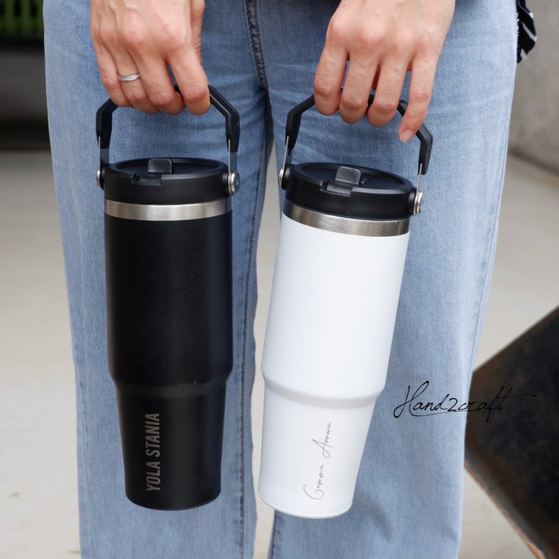 Custom Tumbler Big 900 ML // Tumbler besar custom nama dan logo