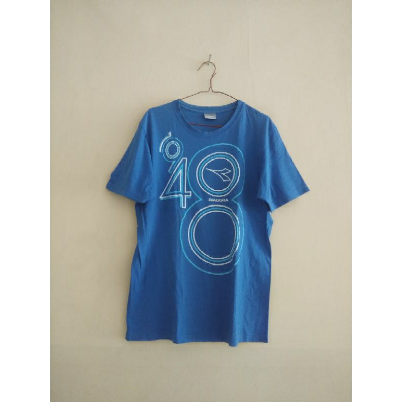 Kaos pria Biru DIADORA size XL (YS11)