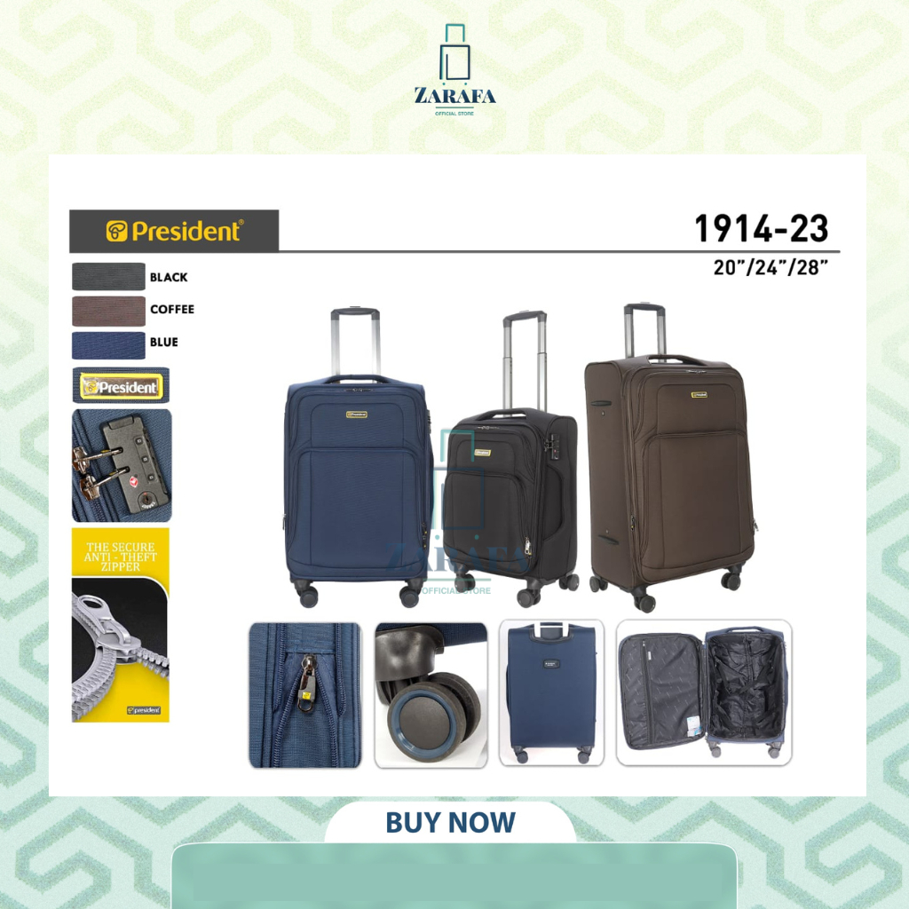 KOPER 20 DAN 24 INCH PRESIDENT CANVAS NILON IMPORT