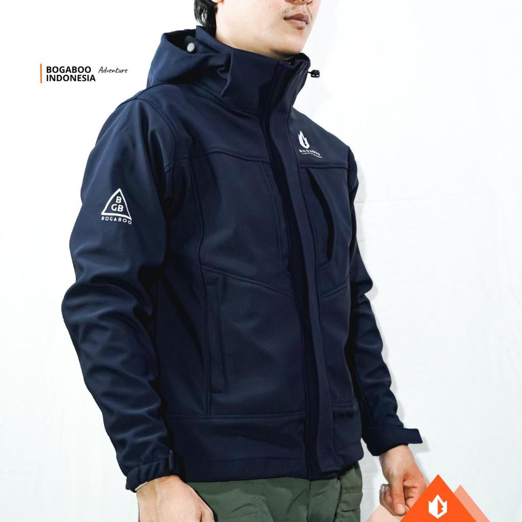 Jaket Gunung Bogaboo Softshell Seri ARVIE - Jacket Tactical Outdoor Hiking Adventure Pria Wanita