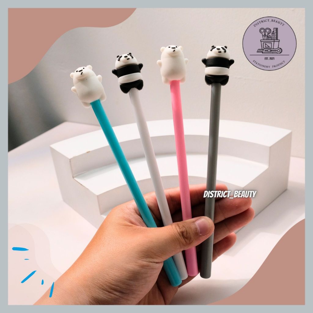 

PULPEN GEL PANDA BERUANG PUTIH PENA GEL BONEKA ICE BEAR PANDA CUTE LUCU PEN GEL BONEKA KARAKTER WBB TERMURAH