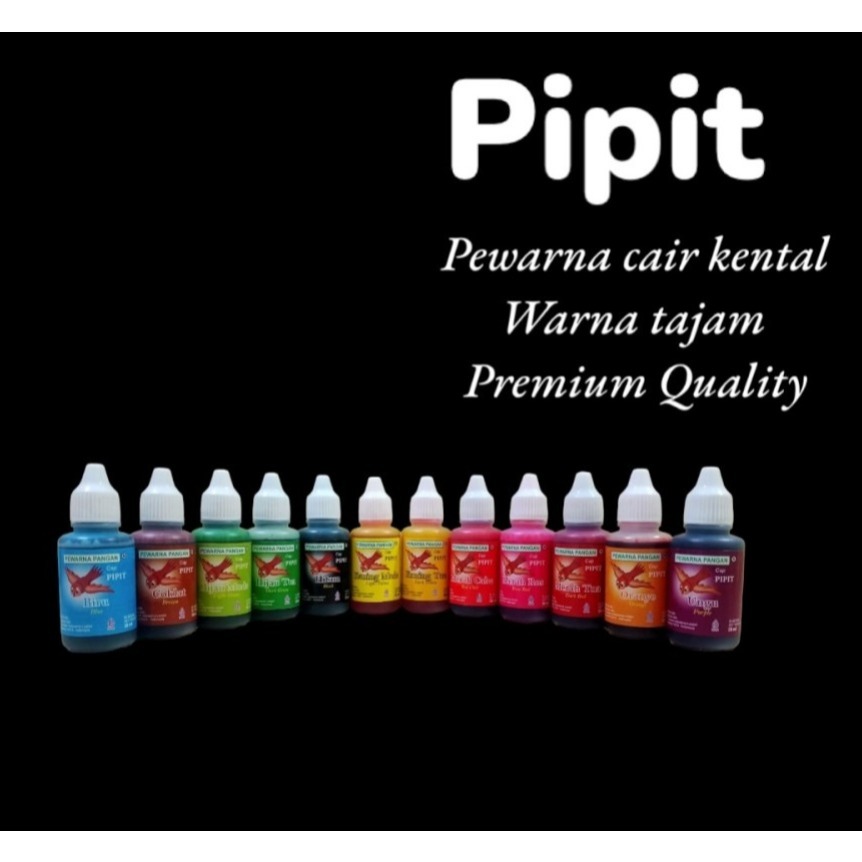 Pewarna Makanan (Hitam) 30 ml Cap PIPIT