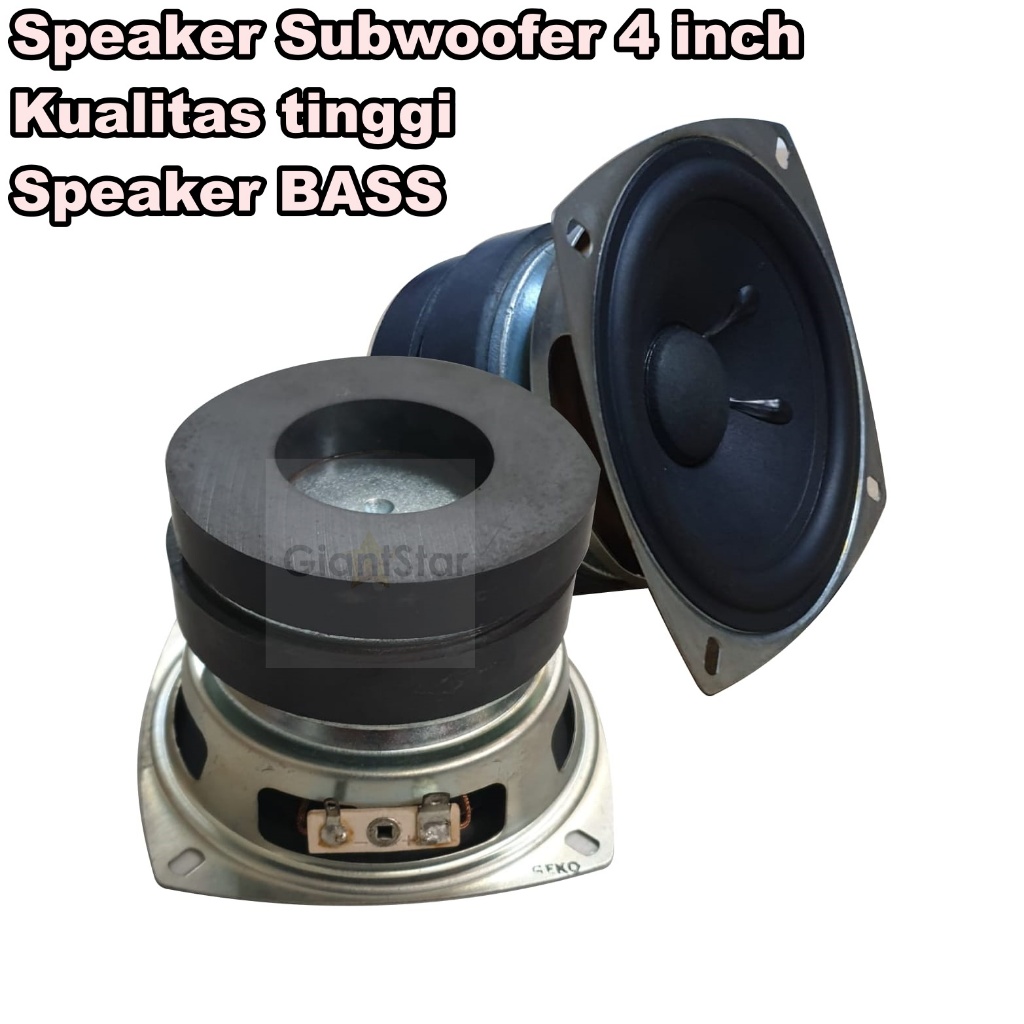 SPEAKER SUBWOOFER 4inch WOOFER HIFI SPEAKER HIGH QUALITY 4in 4 inch Khusus BASS