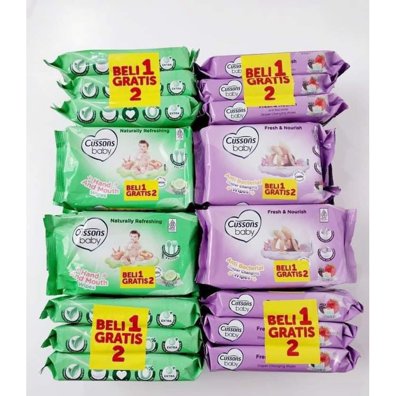 TISU BASAH CUSSONS | TISU BASAH BAYI