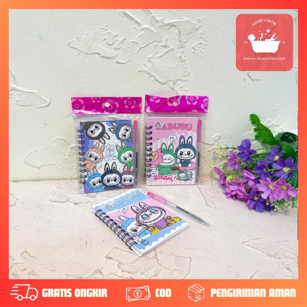 

BUKU BINDER A7 LABUBU DAPAT 1 PULPEN BK-1608 TERMURAH TERJANGKAU LUCU IMUT CINAMOROLL MELODY KUROMI