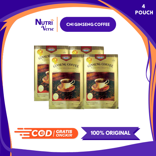 

4 Pouch CNI Ginseng Coffee Isi 80 Sachet | Kopi Ginseng Pertama di Indonesia