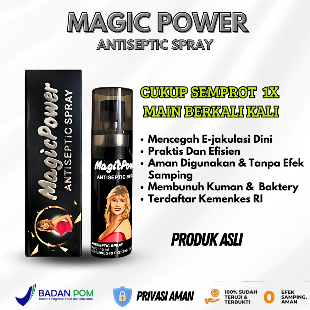 [100% ASLI] Magic Power Spray original Magic Power Antiseptic Spray