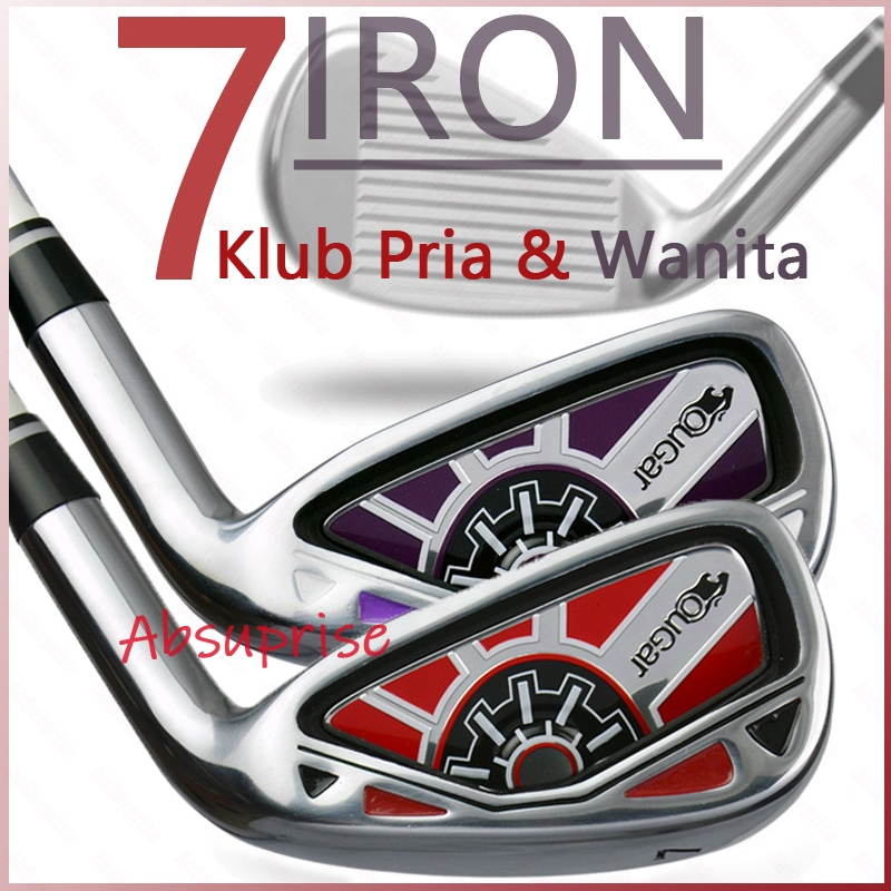Tongkat Golf Karbon Original Cougar Golf Iron 7 Stik Golf Pria Wanita Pengemudi Pemula