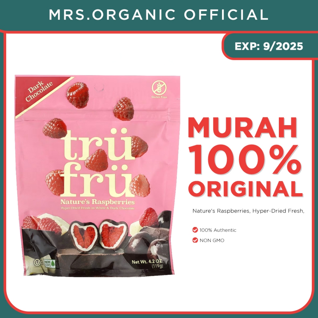 

Trufru Dark Chocolate Raspberries 119 Gr