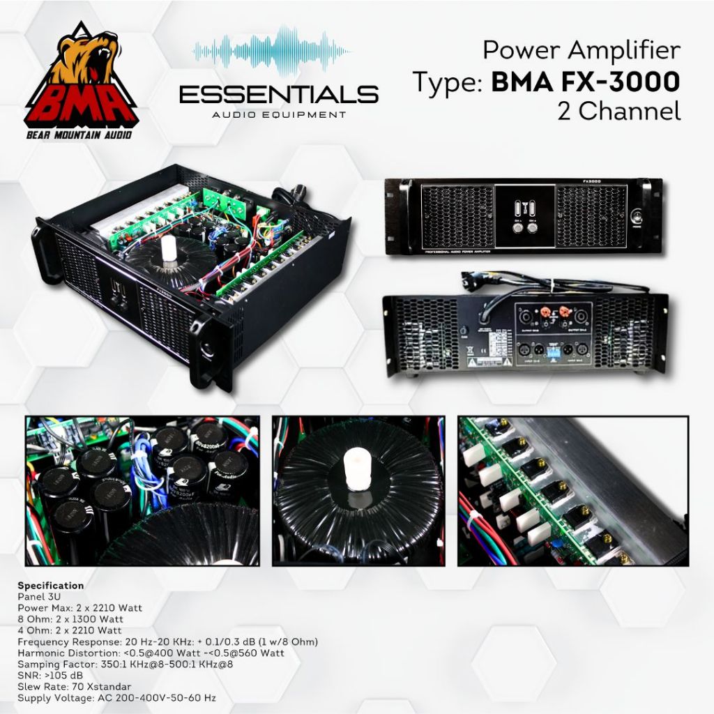 Power Amplifier BMA FX-3000