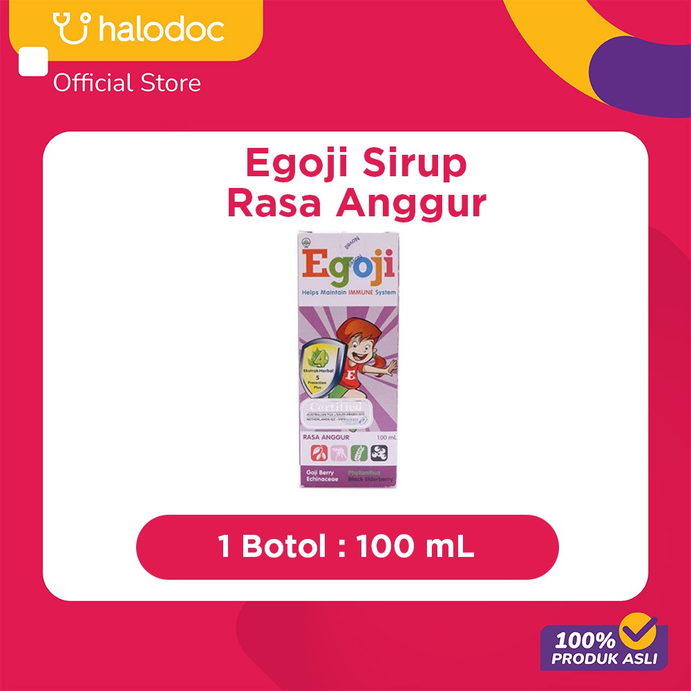 Egoji Sirup Rasa Anggur 100 ml