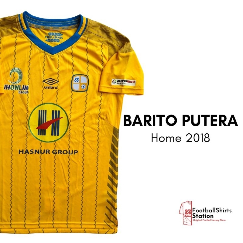 Jersey Barito Putera Home 2018 Player Issue Size L Original