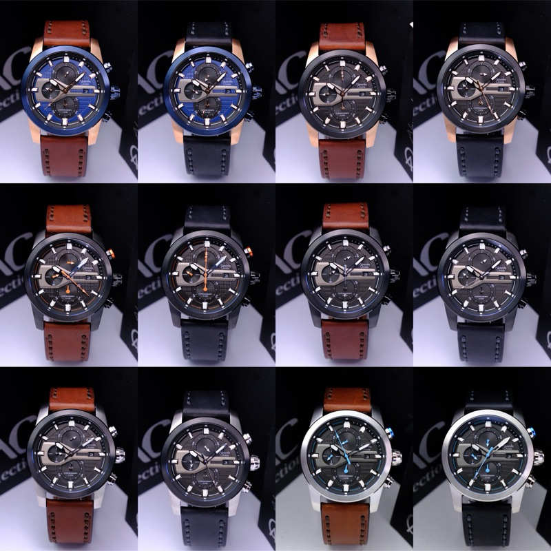 JAM TANGAN PRIA ALEXANDRE CHRISTIE AC 6562 AC6562 LEATHER ORIGINAL