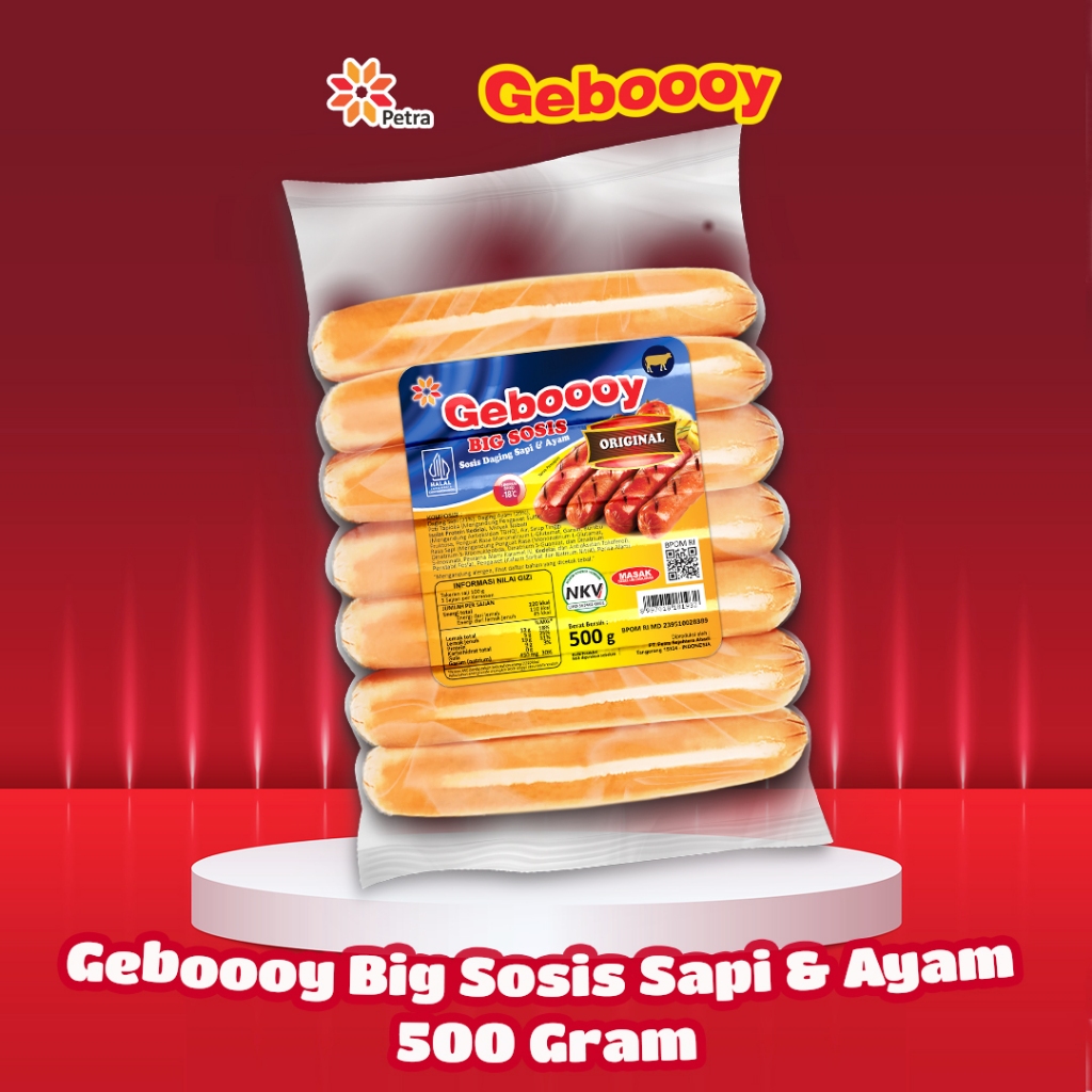 

Geboooy Big Sosis Sapi Sosis 500 Gram