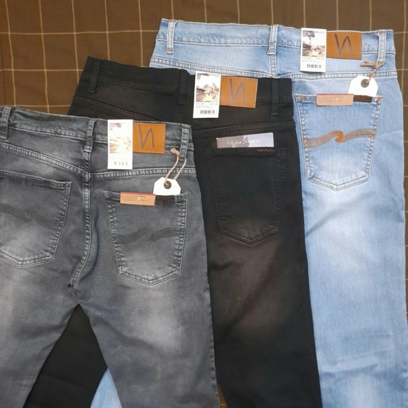 CELANA JEANS NUDIE- celana panjang jeans pria NUDIE slimfit premium/celana panjang jeans pria slimfi