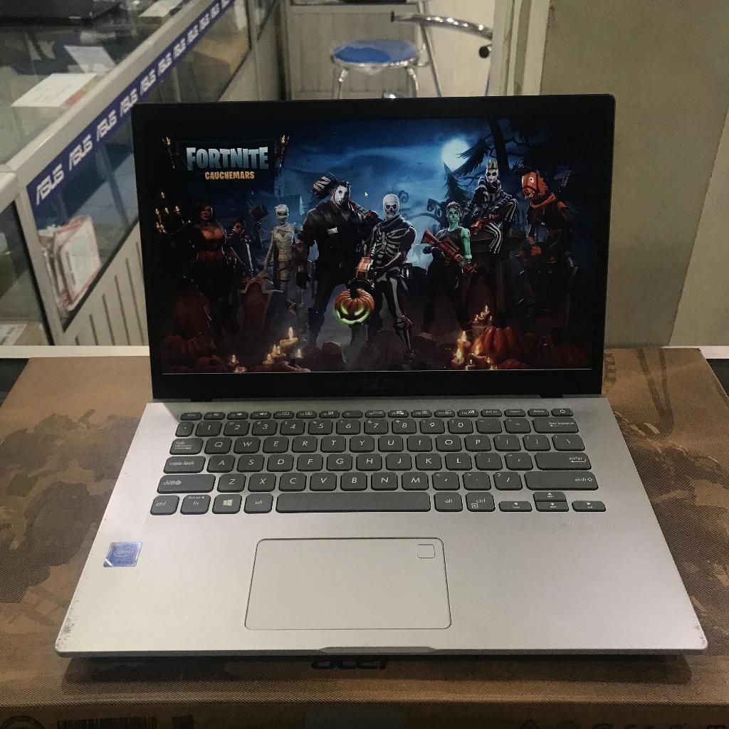 LAPTOP MURAH ASUS VIVOBOOK X409M CELERON N4000 RAM 4GB HDD 1TB LAYAR 14"FHD SECOND LIKENEW