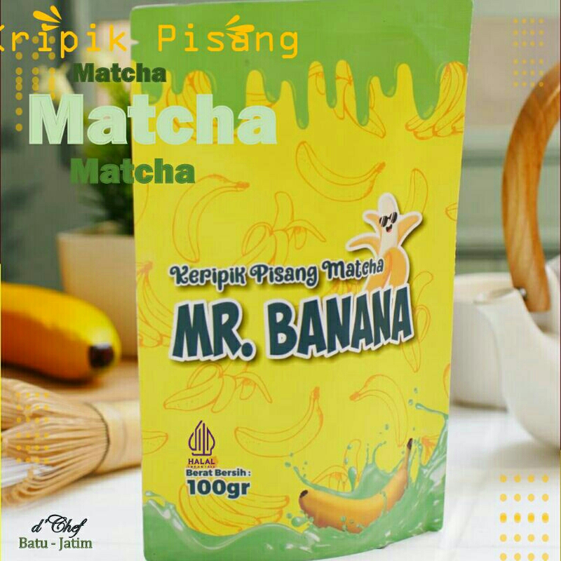 

Keripik Pisang Lumer Matcha Mr. Banana d'Chef