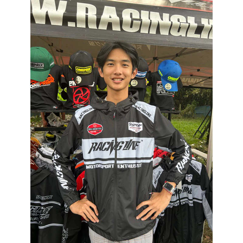 Jaket Racing Line Printing