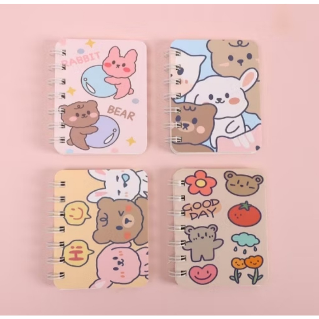 

SALE Notebook Buku Kecil Saku Bear Beruang A7