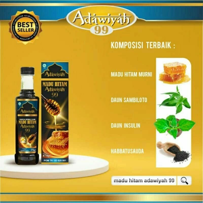 

MADU PAHIT HITAM | MADU PAHIT ADAWIYAH 99 | MADU HERBAL BATUK,DIABETES,HIPERTENSI