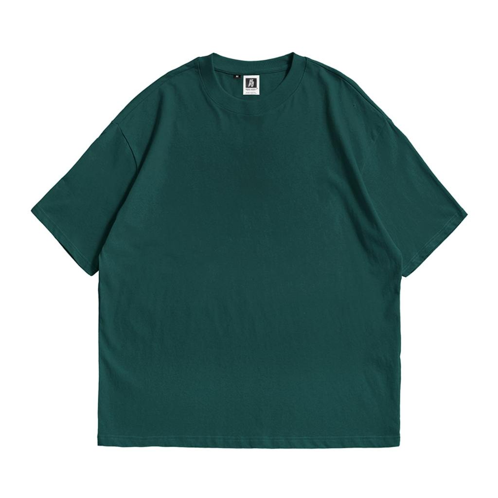 HLPD WeirdWorld | Baju Kaos | T shirt | Oversized Tee - Basic Polos Hijau Botol