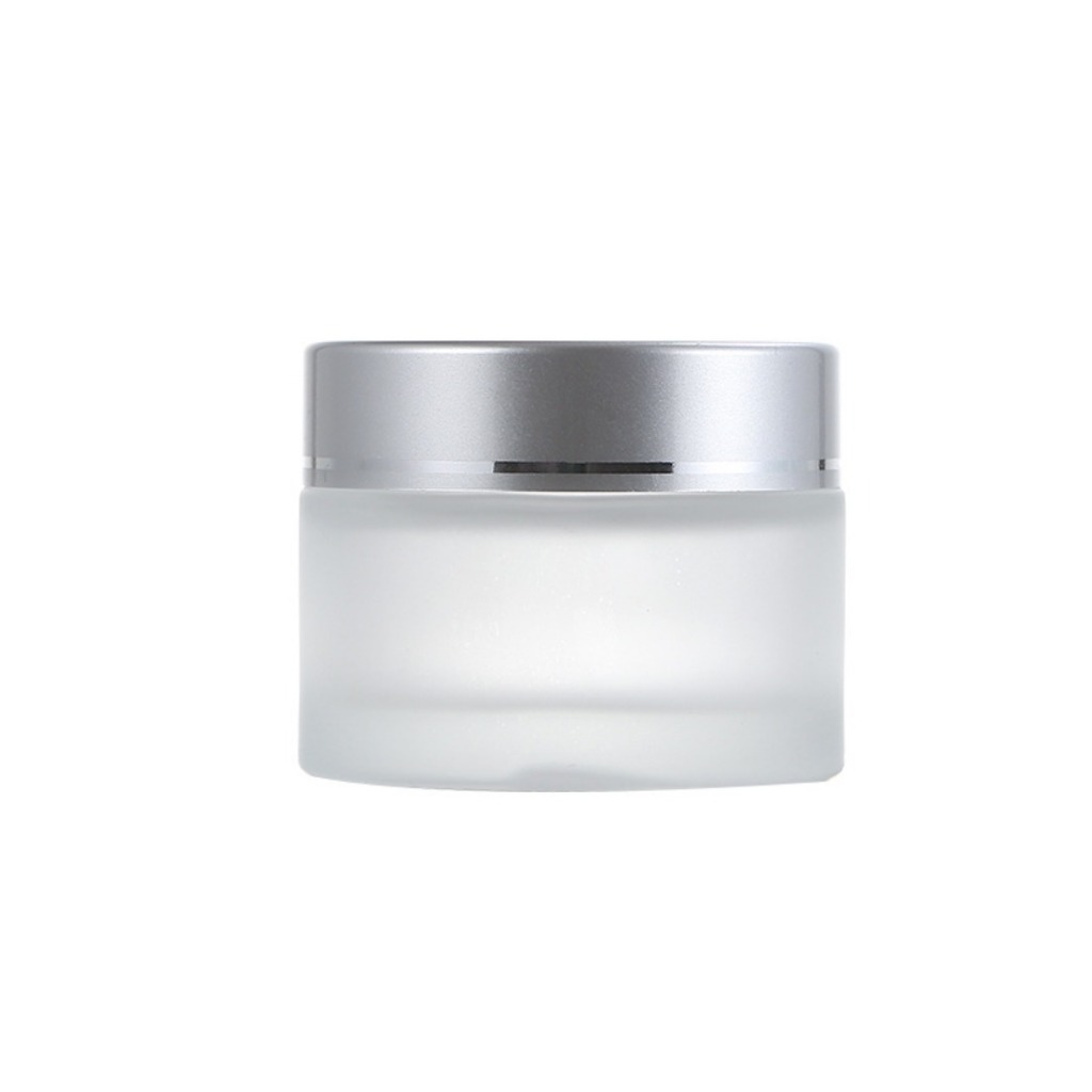 Pot Cream 50ml Pot Krim 50gram Botol Kosmetik 50 ml Kemasan Cream Jar Kaca Doff Frosted 50 gram