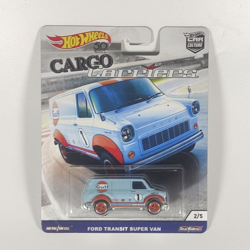 Hot Wheels Ford Transit Super Van Cargo Carriers