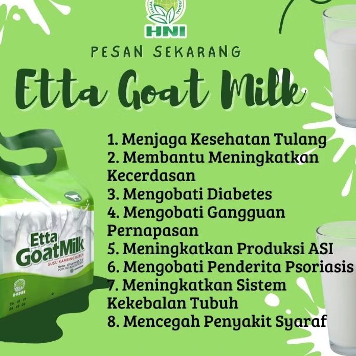 

Susu kambing Original 100% ettawa Etta Goat milk putih