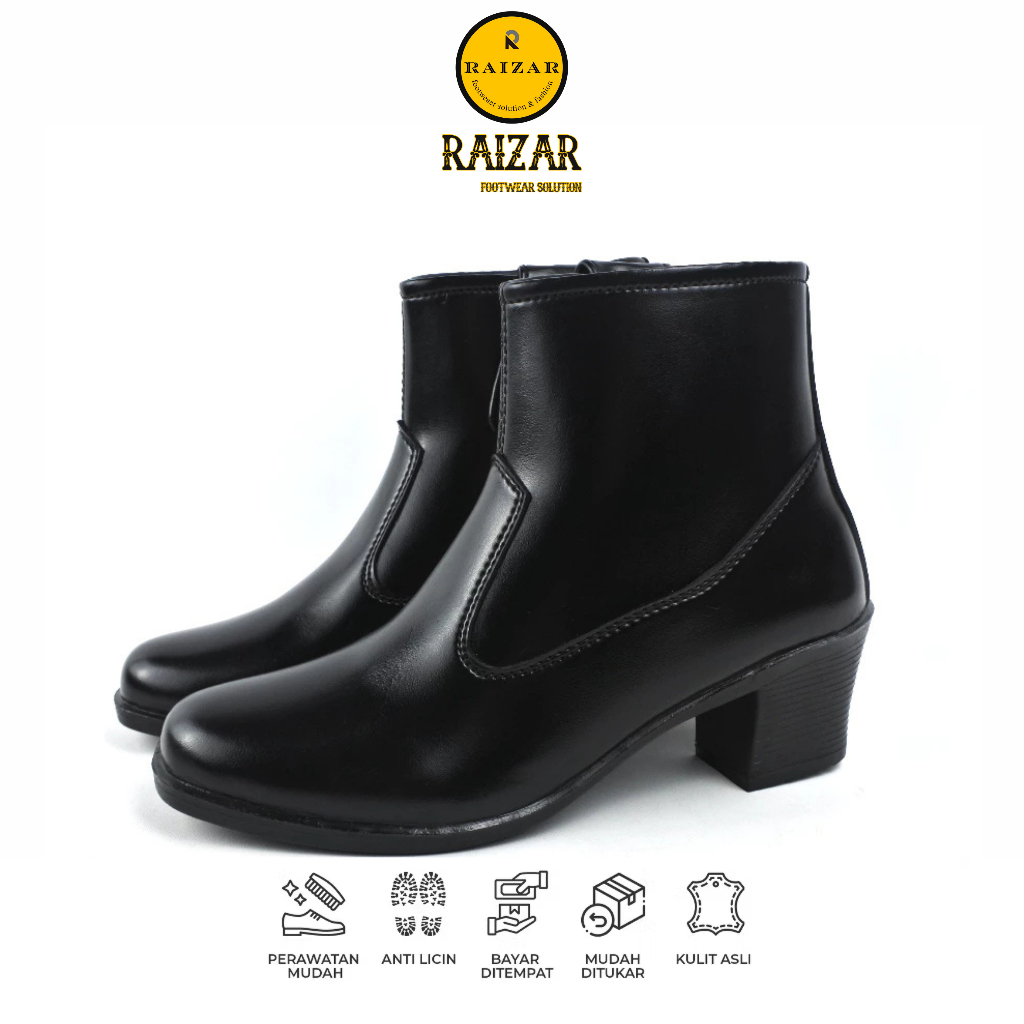 Sepatu PDLSUS Pdl Wanita - Sepatu pdl Sus Polwan Secwan Dishub Boots Hijab Boots Wanita