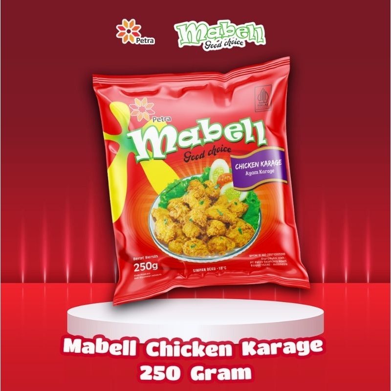 

Mabell Chicken Karage 250 Gram