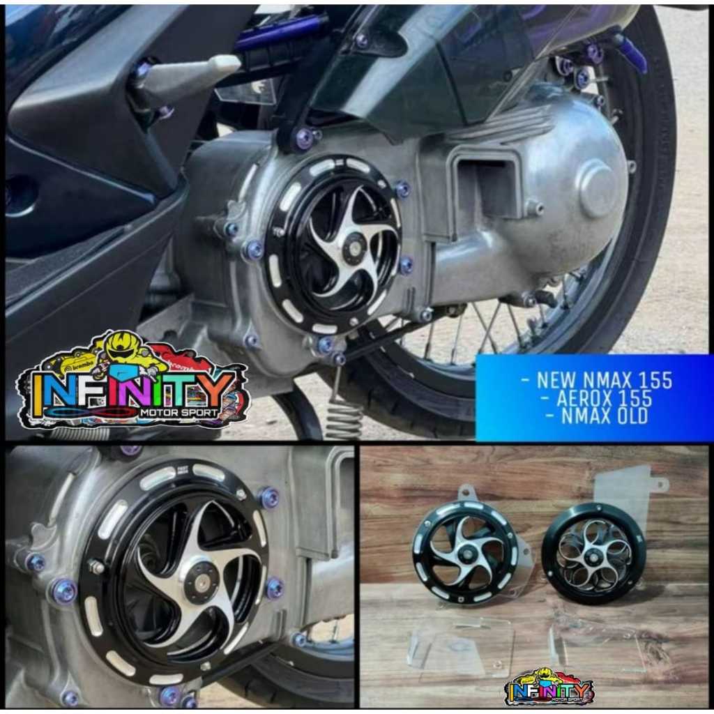 COVER FAN TUTUP SPINNER CVT AKRILIC AEROX 155 / NMAX 155 NEW OLD / TURBO / LEXI 155 125 CYBER CITY C